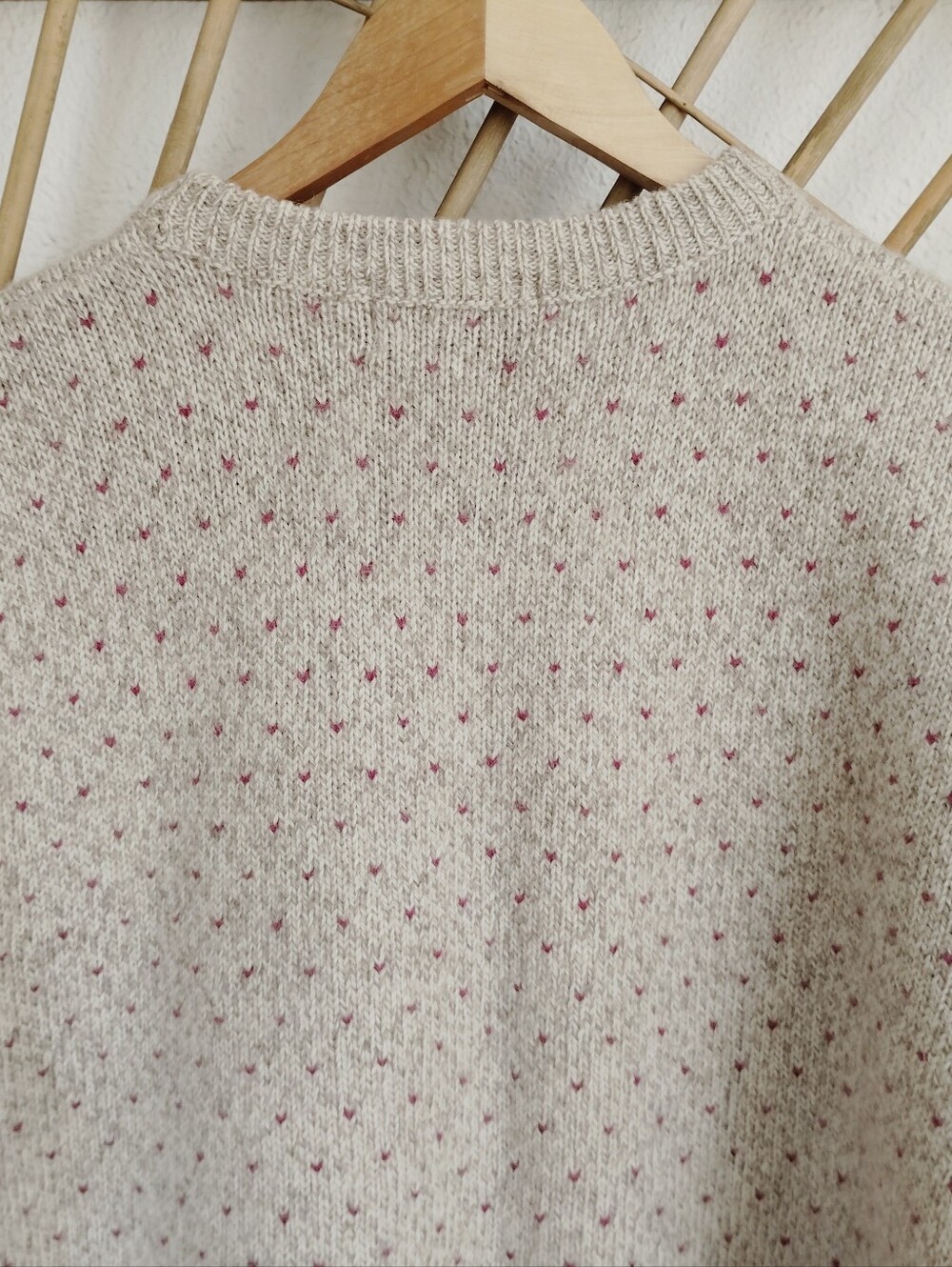 Vintage 90's Eddie Bauer Wool Cat Crew Neck Sweater / Size Medium - Picture 11 of 13